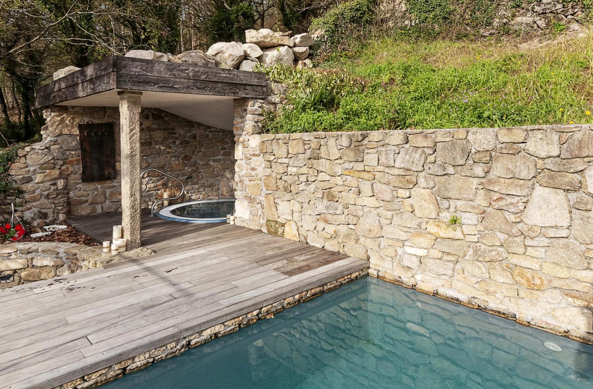 Casa Do Cebro Casa Con Piscina Y Jacuzzi Privados Villa Santiago de Compostela Exterior foto